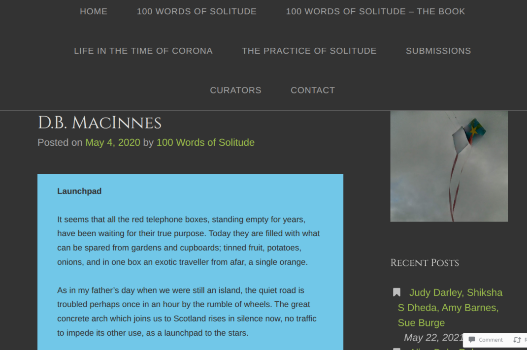 100 Words of Solitude